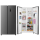 Lodówka ETA 138890010EN Side by Side No Frost 177cm Inox 442L